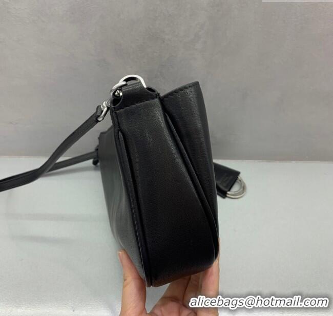 Pretty Style Balenciaga Rodeo Mini Bag in Leather 0926 Black/Silver 2025