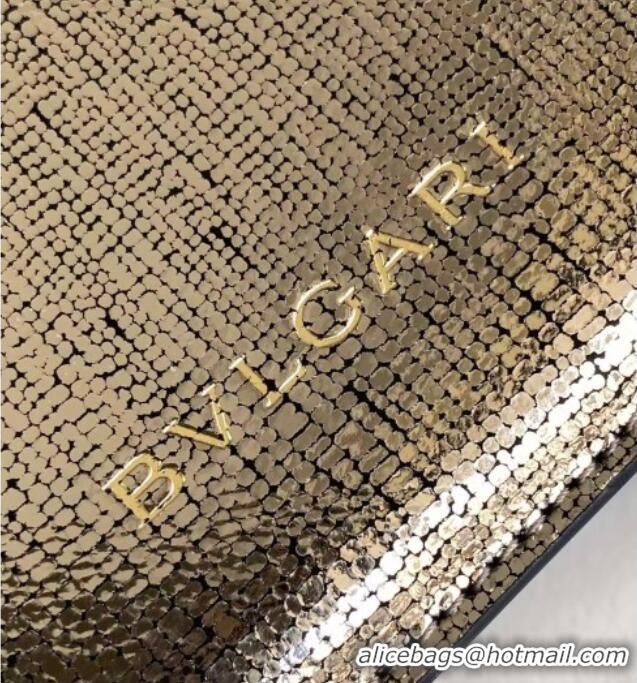 Best Price Bvlgari Serpentine Mini Tote bag in Metallic Leather 82026 Gold 2024