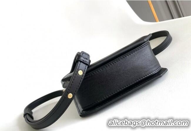 Top Quality Bvlgari Serpentine Mini Tote bag in Calf Leather 82026 Black 2024