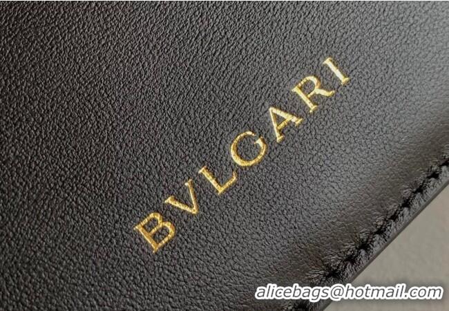 Top Quality Bvlgari Serpentine Mini Tote bag in Calf Leather 82026 Black 2024