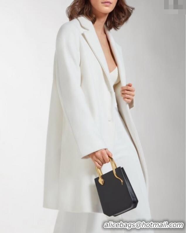 Top Quality Bvlgari Serpentine Mini Tote bag in Calf Leather 82026 Black 2024