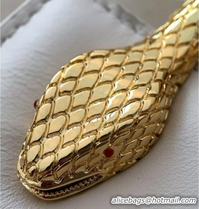 Best Price Bvlgari Serpentine Mini Tote bag in Calf Leather 82026 White 2024