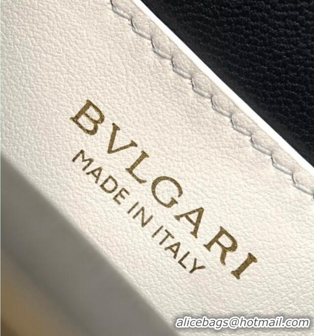 Best Price Bvlgari Serpentine Mini Tote bag in Calf Leather 82026 White 2024