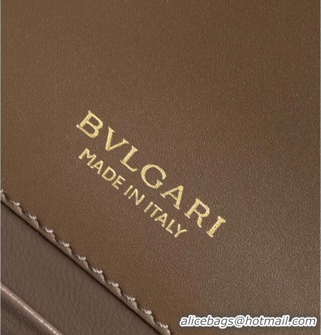 Promotional Bvlgari Serpenti Forever Medium Top Handle bag in Calfskin 1030 Grey 2024