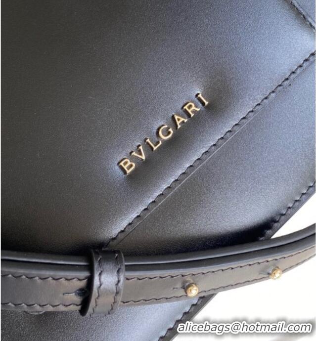 Famous Brand Bvlgari Serpenti Forever Medium Top Handle bag in Calfskin 1030 Black 2024