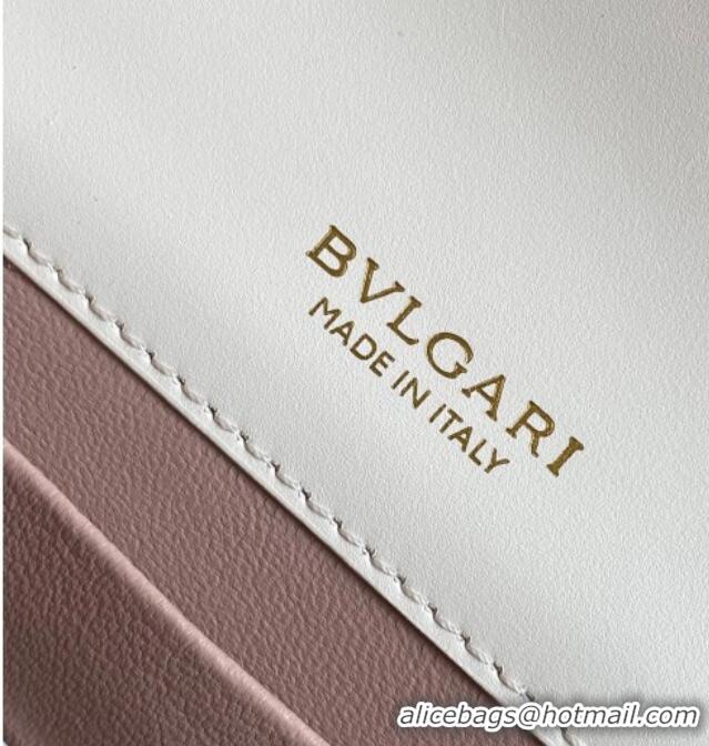 Luxury Cheap Bvlgari Serpenti Forever Medium Top Handle bag in Calfskin 1030 White 2024