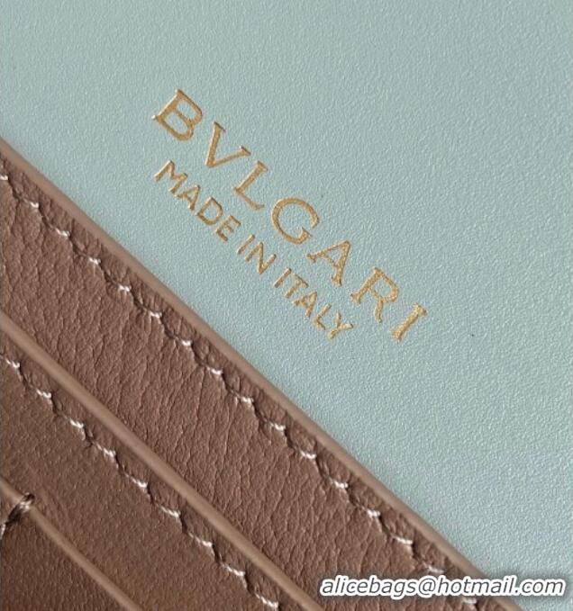 Promotional Bvlgari Serpenti Forever Chain Wallet Mini Crossbody bag in Calfskin 1030 Blue 2024