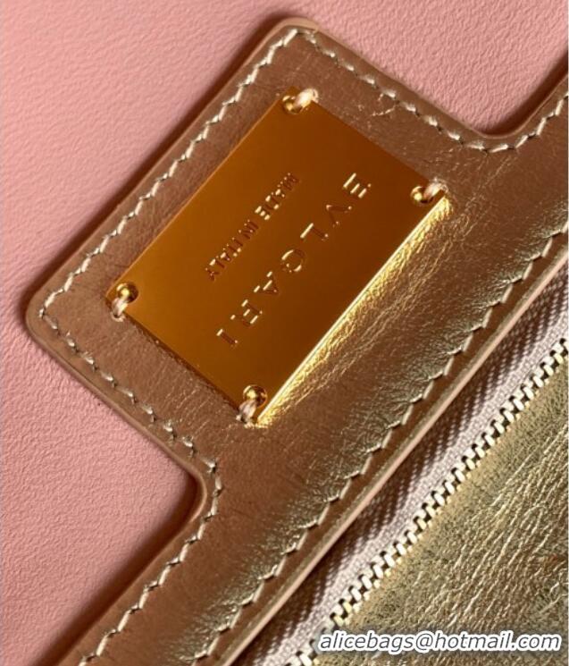 Top Grade Bvlgari Serpenti Forever Medium Shoulder Bag in Ostrich Pattern Calf Leather 30032 Gold 2024