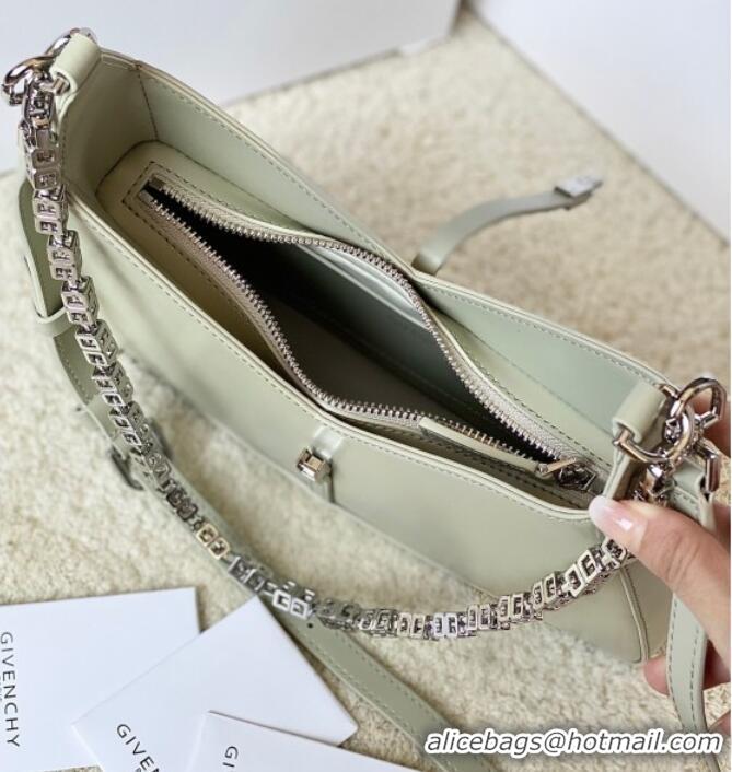 Traditional Discount Givenchy Small Cut Out bag in shiny leather with chain 19119 Light Grey 2023