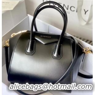 Original Cheap Givenchy Mini Antigona bag in Box leather 9981 Black 2023