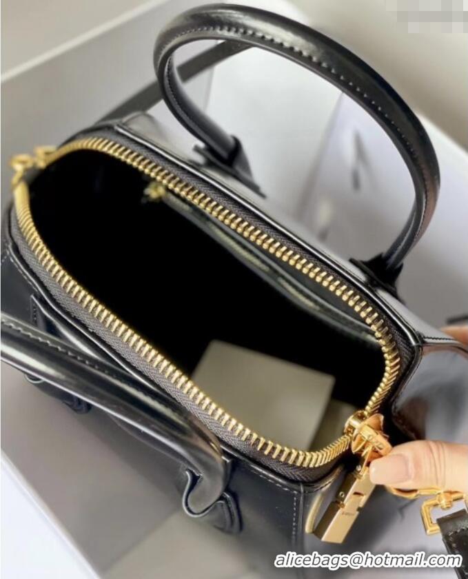 Original Cheap Givenchy Mini Antigona bag in Box leather 9981 Black 2023