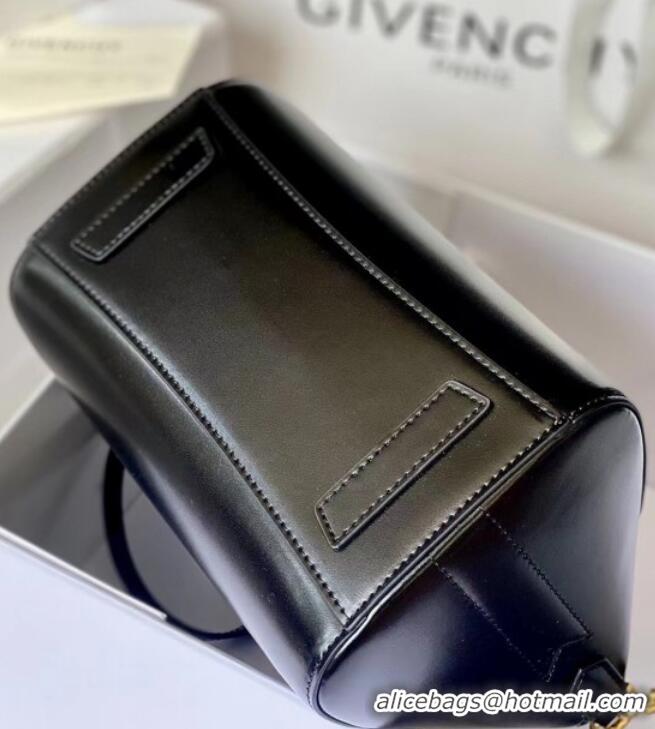 Original Cheap Givenchy Mini Antigona bag in Box leather 9981 Black 2023