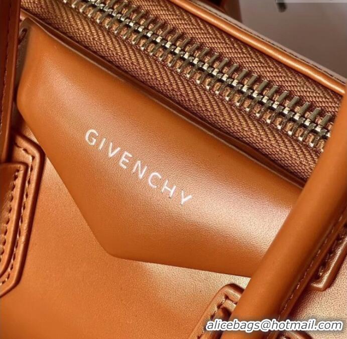 Classic Specials Givenchy Mini Antigona bag in Box leather 9981 Brown 2023