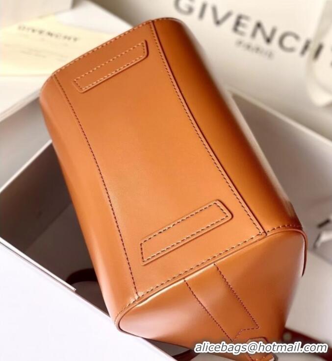 Classic Specials Givenchy Mini Antigona bag in Box leather 9981 Brown 2023