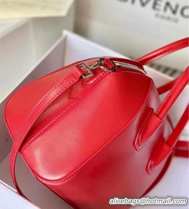 Best Inexpensive Givenchy Mini Antigona bag in Box leather 9981 Red 2023