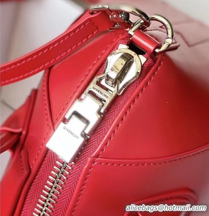 Best Inexpensive Givenchy Mini Antigona bag in Box leather 9981 Red 2023