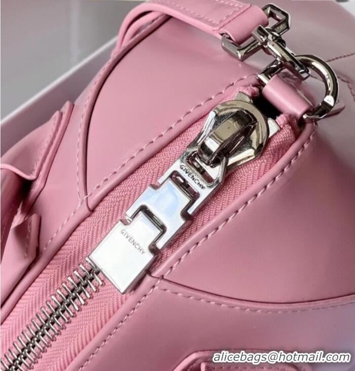 Stylish Promotional Givenchy Mini Antigona bag in Box leather 9981 Light Pink 2023