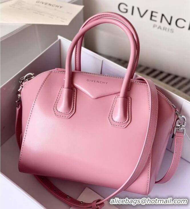 Stylish Promotional Givenchy Mini Antigona bag in Box leather 9981 Light Pink 2023