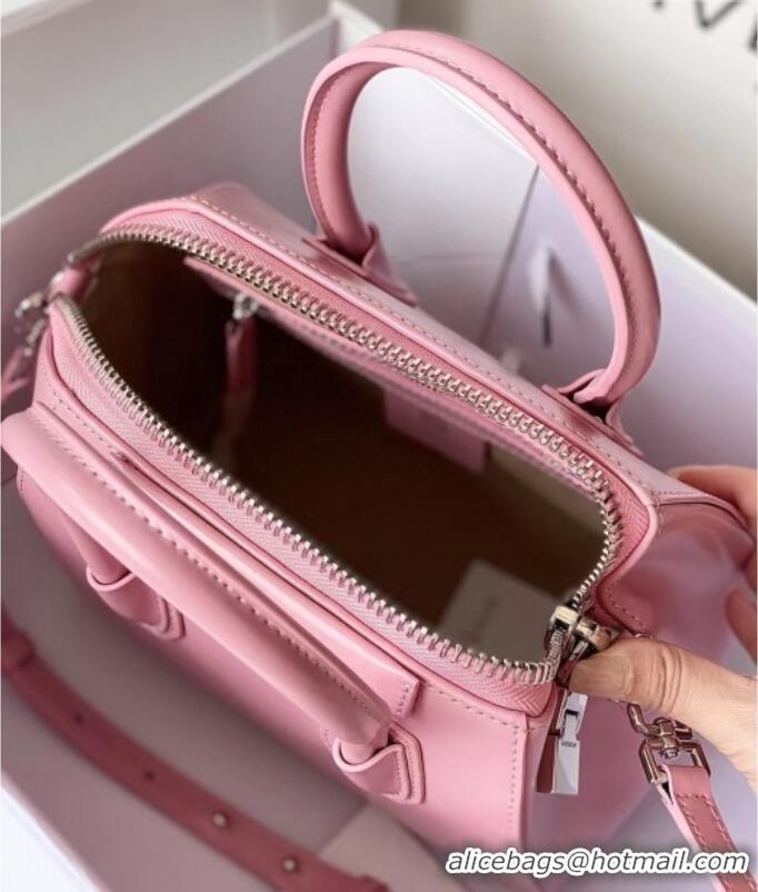 Stylish Promotional Givenchy Mini Antigona bag in Box leather 9981 Light Pink 2023