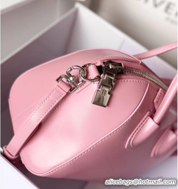 Stylish Promotional Givenchy Mini Antigona bag in Box leather 9981 Light Pink 2023