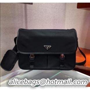 Market Sells Prada Mens Nylon Cross-Body Messenger Bag 2VD768 Black 2025