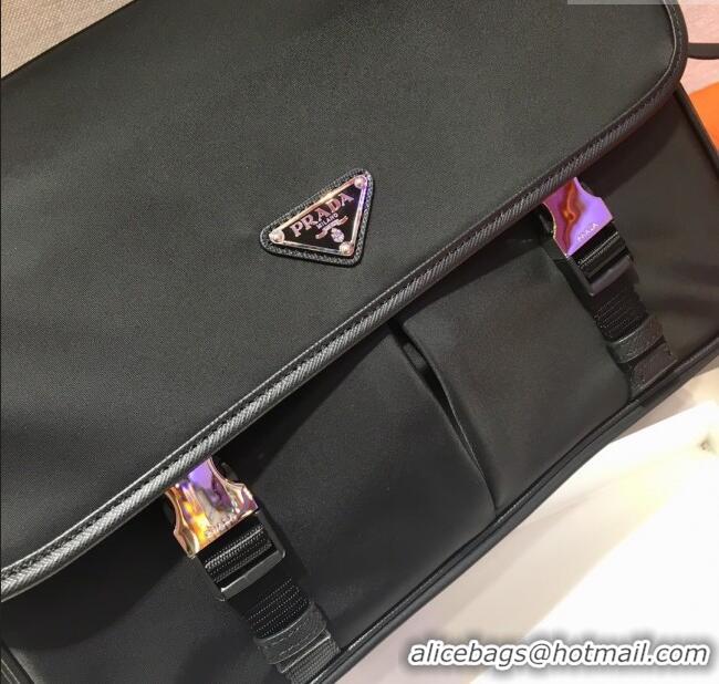 Market Sells Prada Mens Nylon Cross-Body Messenger Bag 2VD768 Black 2025