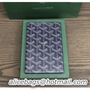 Super Quality Goyard Grenelle Passport Cover G8502 Deep Blue 2025