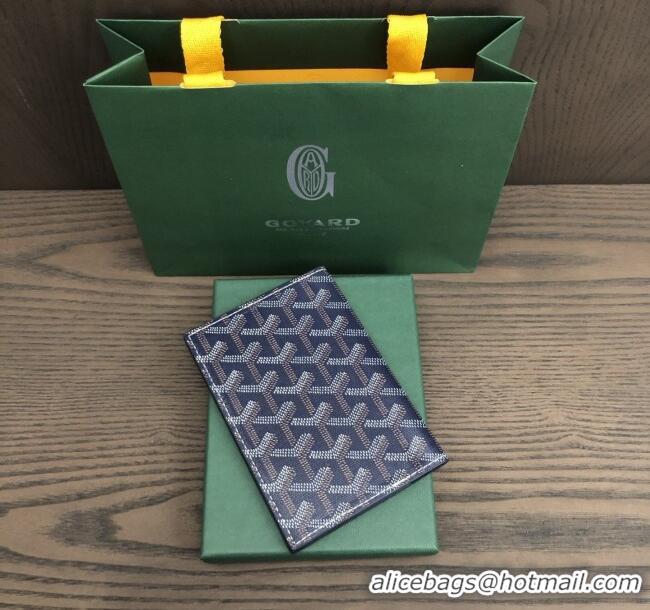 Super Quality Goyard Grenelle Passport Cover G8502 Deep Blue 2025