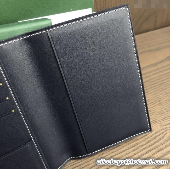 Super Quality Goyard Grenelle Passport Cover G8502 Deep Blue 2025