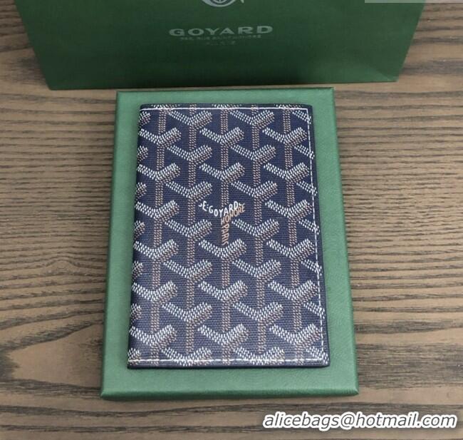 Super Quality Goyard Grenelle Passport Cover G8502 Deep Blue 2025
