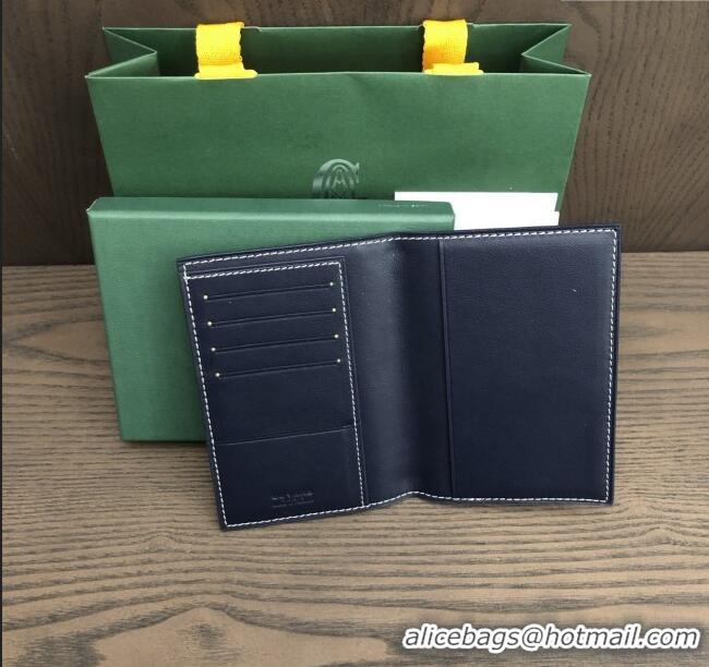 Super Quality Goyard Grenelle Passport Cover G8502 Deep Blue 2025