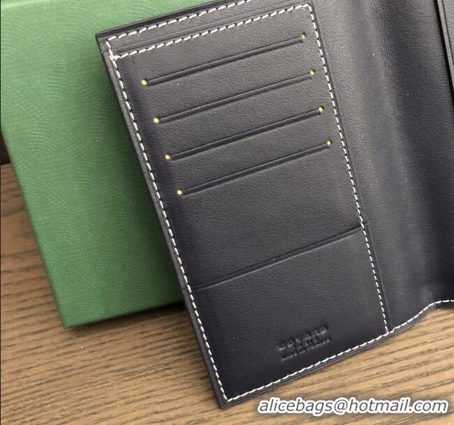 Super Quality Goyard Grenelle Passport Cover G8502 Deep Blue 2025