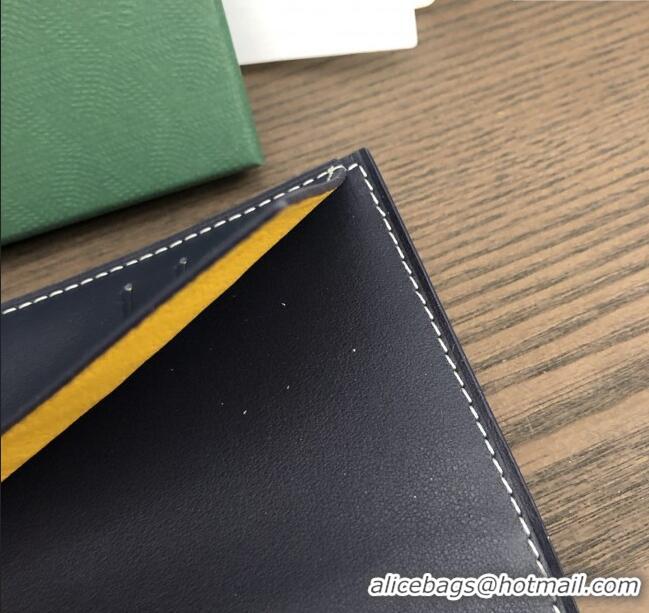 Super Quality Goyard Grenelle Passport Cover G8502 Deep Blue 2025