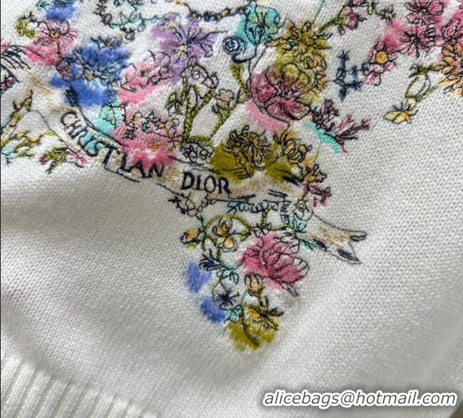 Inexpensive Dior Cashmere Sweater with Star 0814 White 2025