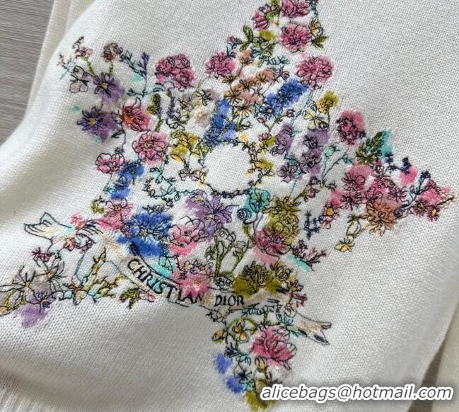 Inexpensive Dior Cashmere Sweater with Star 0814 White 2025