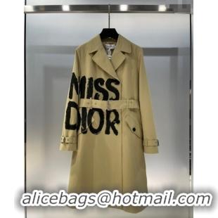 Fashion Discount Miss Dior Coat 0814 Beige 2025