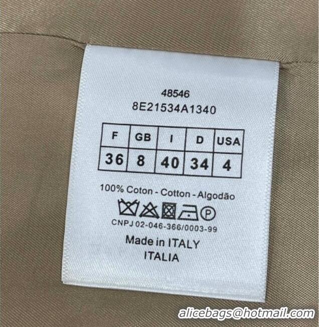 Fashion Discount Miss Dior Coat 0814 Beige 2025