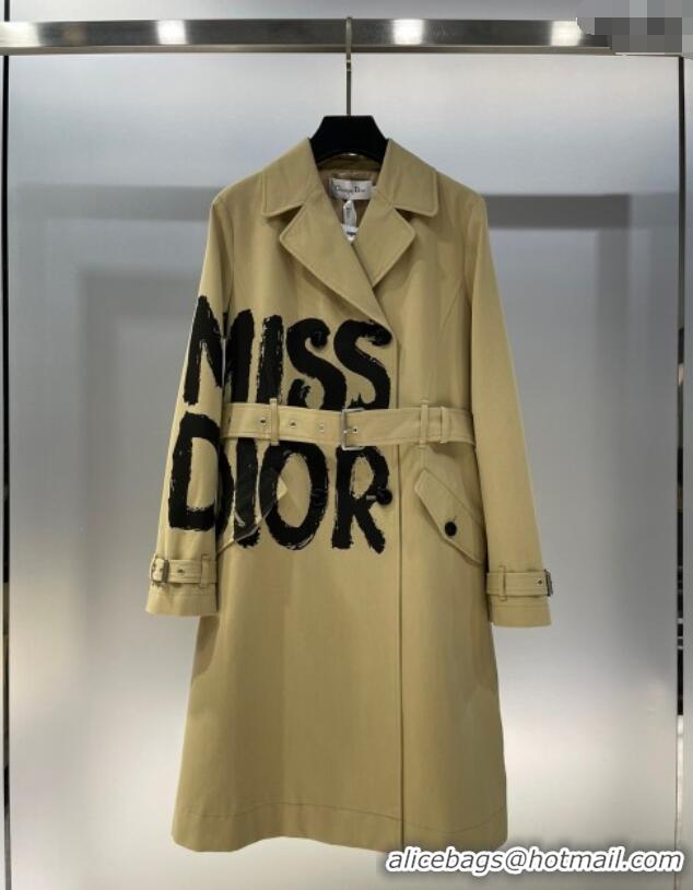 Fashion Discount Miss Dior Coat 0814 Beige 2025