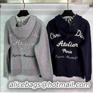 ​Famous Brand Dior Wool Reversible Jacket 0814 Grey/Black 2025