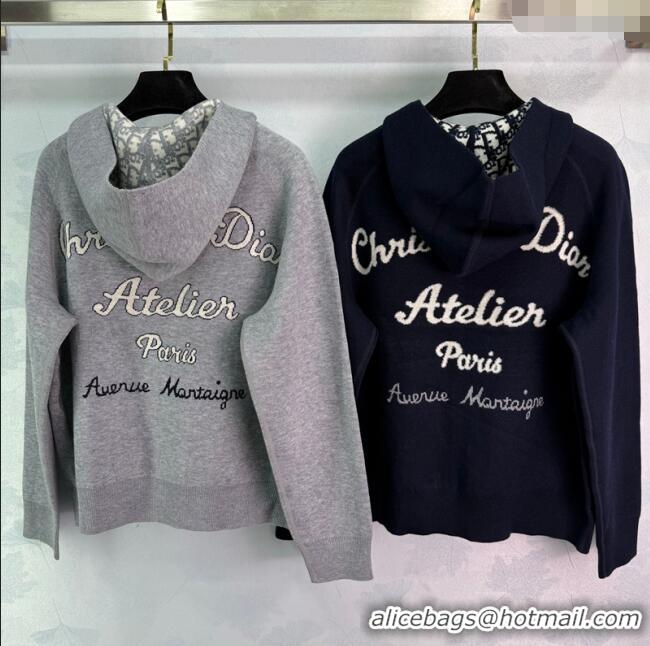 ​Famous Brand Dior Wool Reversible Jacket 0814 Grey/Black 2025