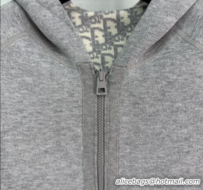 ​Famous Brand Dior Wool Reversible Jacket 0814 Grey/Black 2025