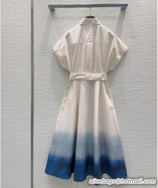 Good Taste Dior Printed Dress 0814 White 2025