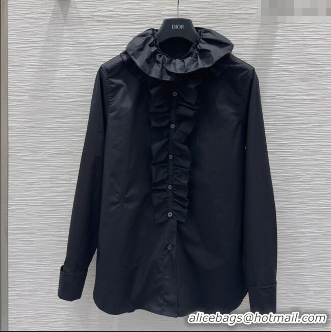 Luxury Cheap Dior Shirt 0813 Black 2025