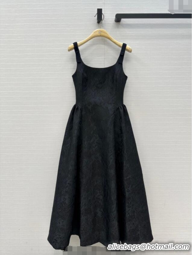 Buy Cheapest Dior Embroidered Dress 0812 Black 2025