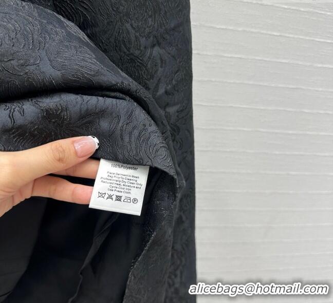 Buy Cheapest Dior Embroidered Dress 0812 Black 2025