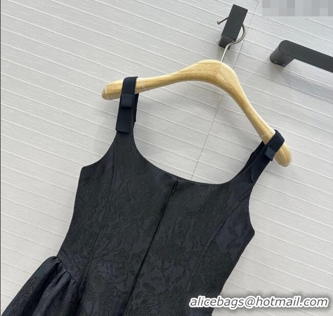 Buy Cheapest Dior Embroidered Dress 0812 Black 2025