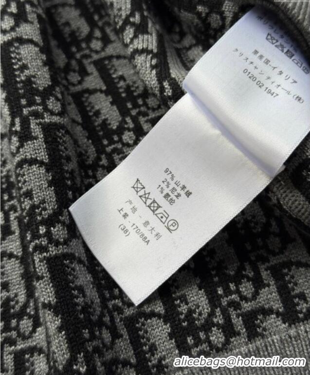 Good Quality Dior Cashmere Jacket 0815 Grey 2025