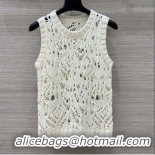 Cheapest Dior Silk & Cashmere Vest D82124 Beige 2025