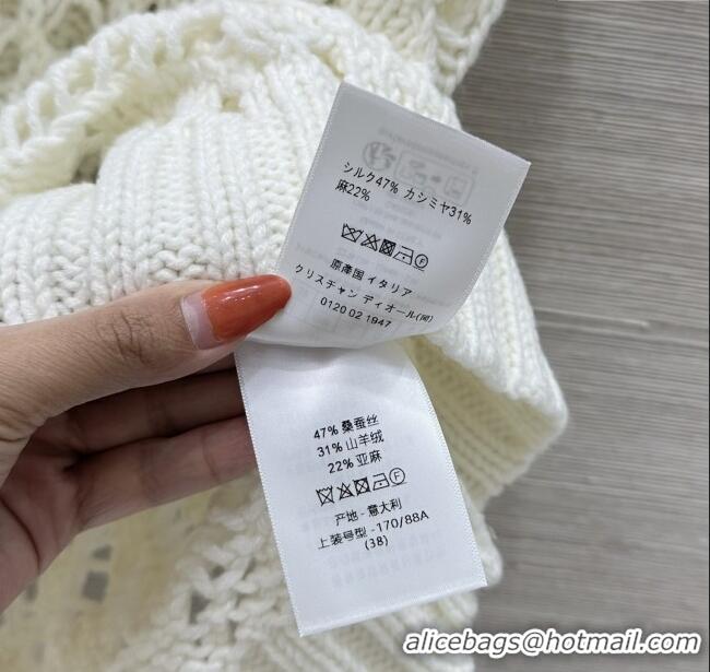 Cheapest Dior Silk & Cashmere Vest D82124 Beige 2025