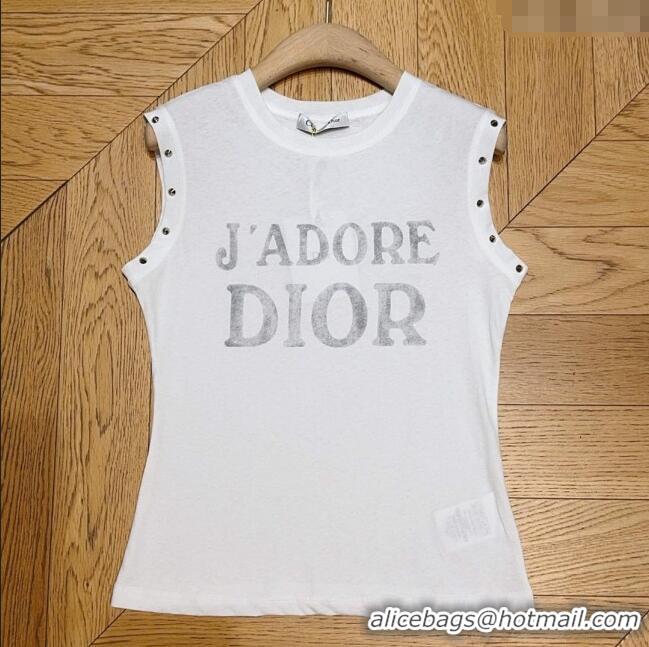 Buy Fashionable Dior Vest D090407 White 2025